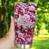 Breast Cancer Tumbler , Pink Ribbon Butterfly Breast Cancer Awareness Tumbler