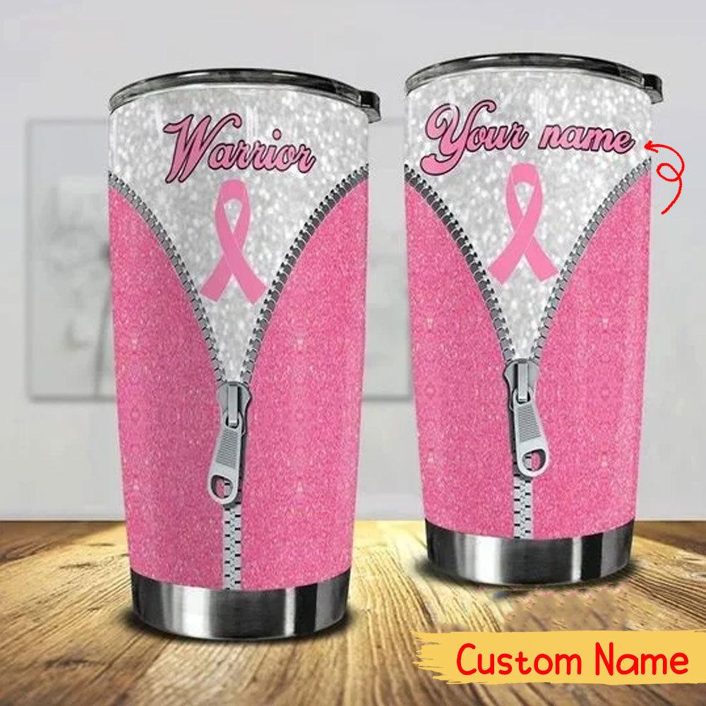 Cute Tumblers  Give Cancer The Boot Breast Cancer Awareness Tumbler