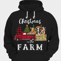 Christmas On The Farm Cow Shirts