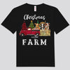 Christmas On The Farm Cow Shirts