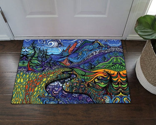 Hippie Forest Hippie Doormat