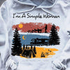 Camping T Shirts For Women I'm A Simple Woman