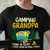 Grandpa Camp T Shirts Young At Heart