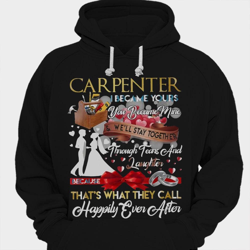 Nos quedaremos juntos Camisas de esposa de carpintero