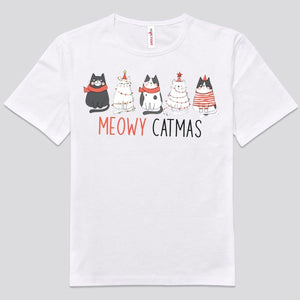 Meowy Catmas Cats Christmas Shirt