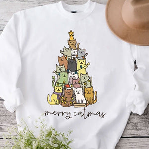 Merry Catmas Cat Christmas Shirt