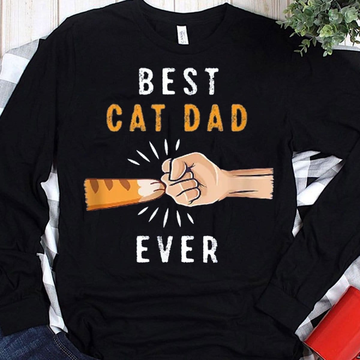 Las mejores camisetas para papás con gatos