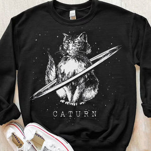 Camisetas de gato espacial Caturn