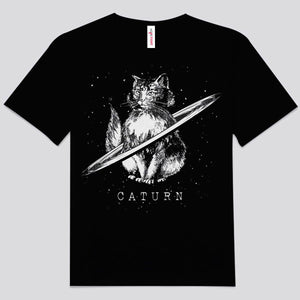 Camisetas de gato espacial Caturn