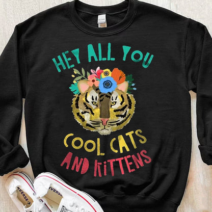 Hola a todos, camisetas geniales de gatos y gatitos