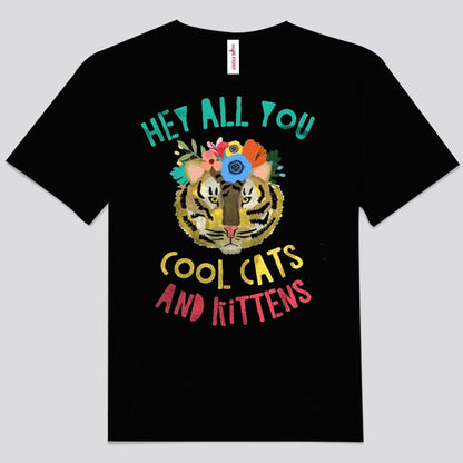 Hola a todos, camisetas geniales de gatos y gatitos