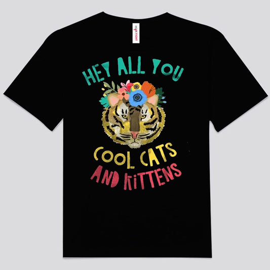 Hola a todos, camisetas geniales de gatos y gatitos