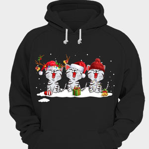 Merry Christmas 3 Cute Cat Shirts