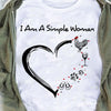 I Am A Simple Woman Shirt For Chicken Lovers