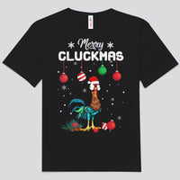 Merry Cluckmas Christmas Chicken Shirt