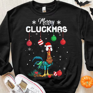 Merry Cluckmas Christmas Chicken Shirt