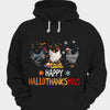 Happy Hallothankmas Christmas & Halloween Chicken Shirt