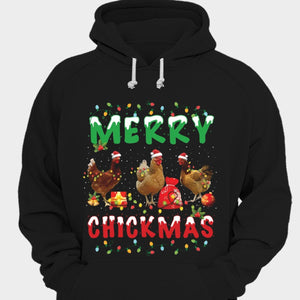 Merry Chickmas Christmas Chicken Shirt