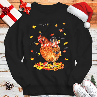 Christmas Hen Chicken Hoodie, Shirts