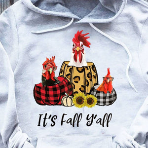 It's Fall Y'all Halloween Chicken Hoodie, Shirts