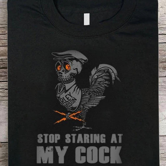Deja de mirarme la polla Camisetas de pollo