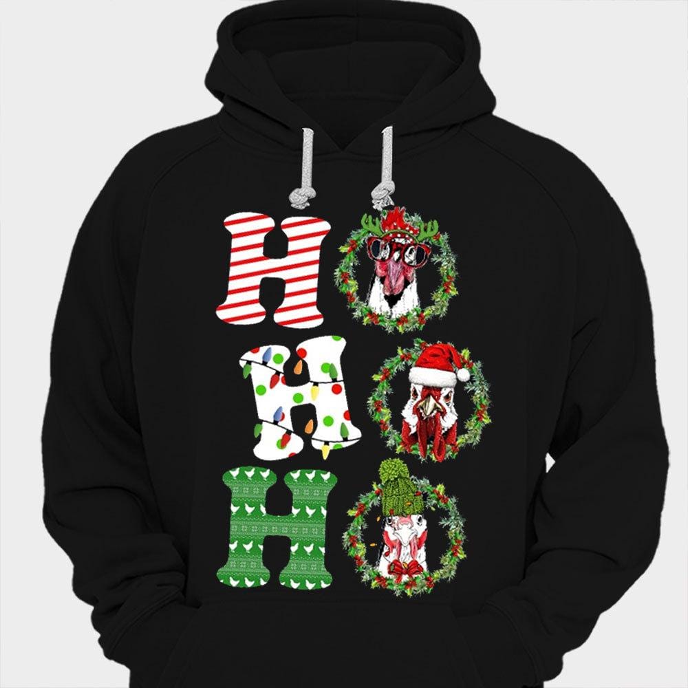 Ho Ho Ho Christmas Chicken Shirts