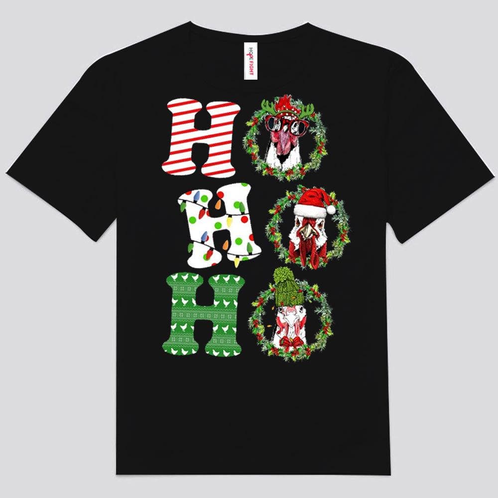 Ho Ho Ho Christmas Chicken Shirts