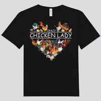 Crazy Chicken Lady Shirts