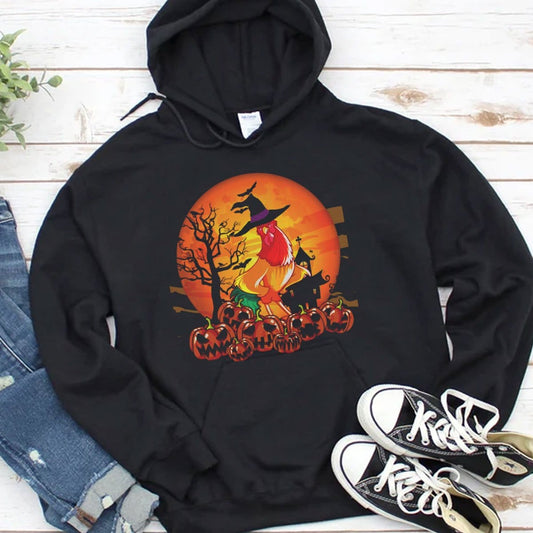 Sudadera con capucha y camisetas de pollo para Halloween