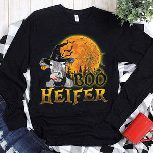 Boo Heifer Halloween Cow Hoodie, Shirts