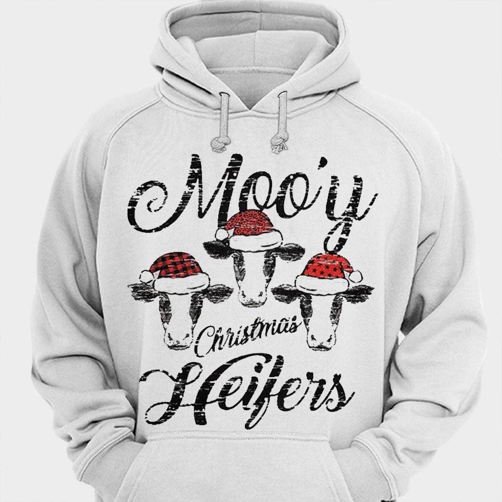 Vaquillas navideñas Moo'y, camisetas para vacas
