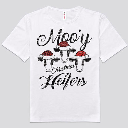 Vaquillas navideñas Moo'y, camisetas para vacas