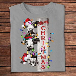 Merry Christmas Cow Shirts