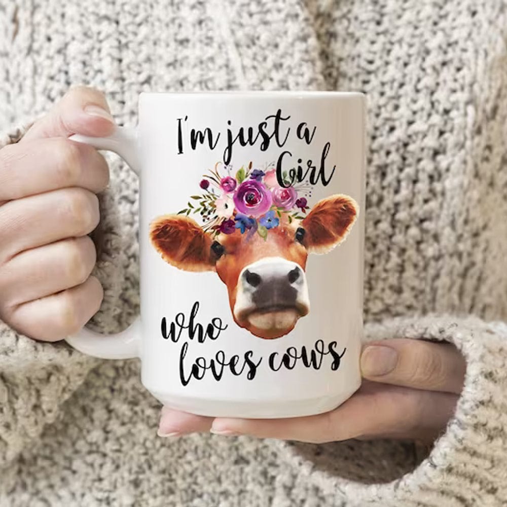 I'm Just A Girl Who Loves Cows Mug