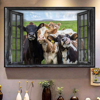 Cow Pictures On Poster, Canvas