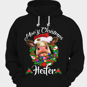 Moo'y Christmas Heifer, Cow Shirts