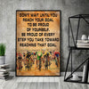 Cycling Posters, Canvas Don't Wait Until You Reach Your Goal, Gift For Biker, Wall Print Art