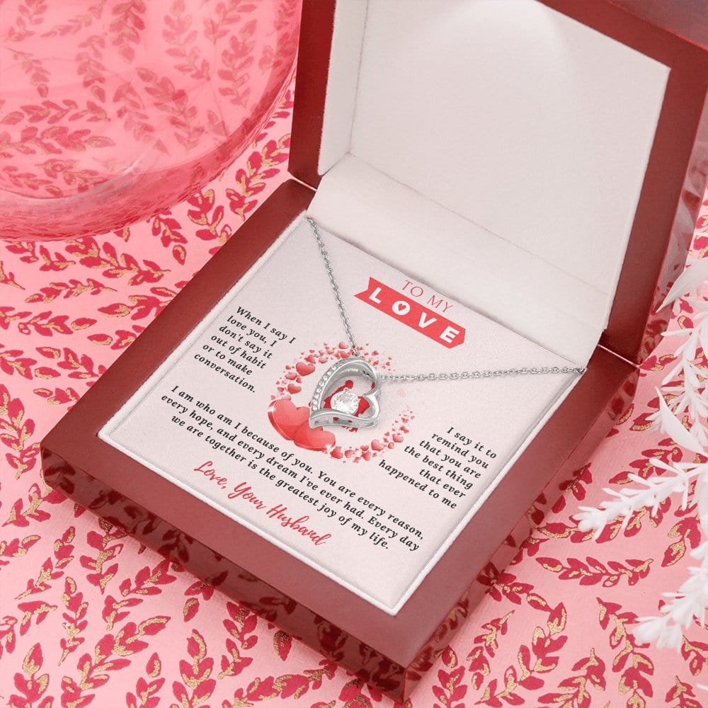 Collar Para Mi Amor Amor Eterno - Te recuerdo que eres lo mejor que me ha pasado Para esposa, novia, alma gemela