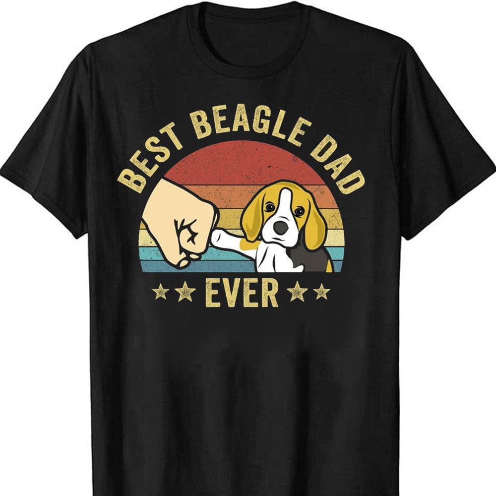 Best Beagle Dad Ever Beagle With Hand Vintage Beagle Shirts