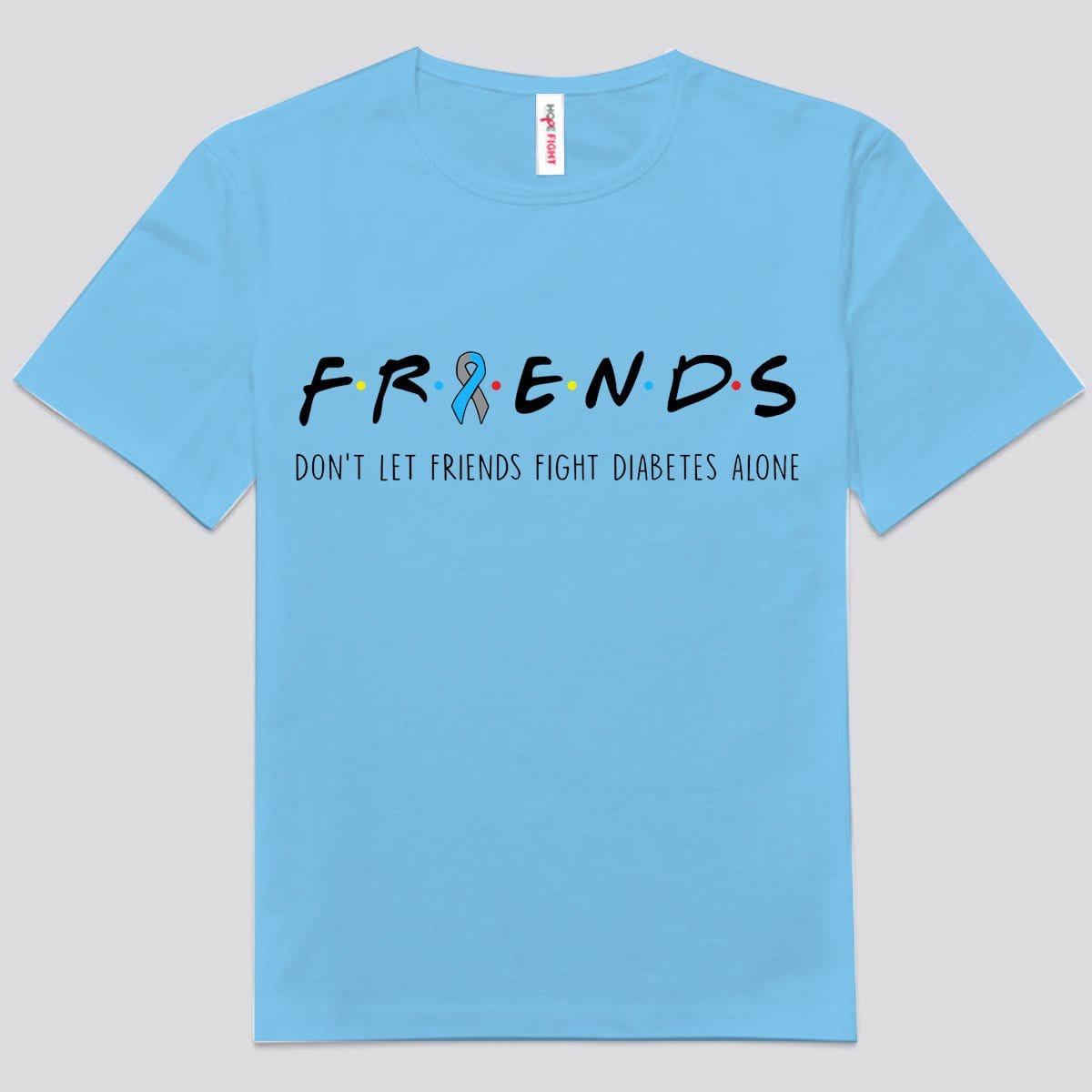 Sudadera con capucha y camisetas Los amigos no dejan que sus amigos luchen solos contra la diabetes