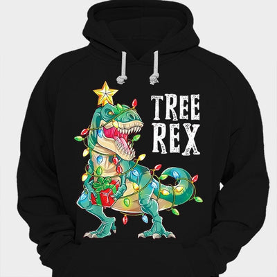 Tree Rex Christmas Dinosaur Shirts