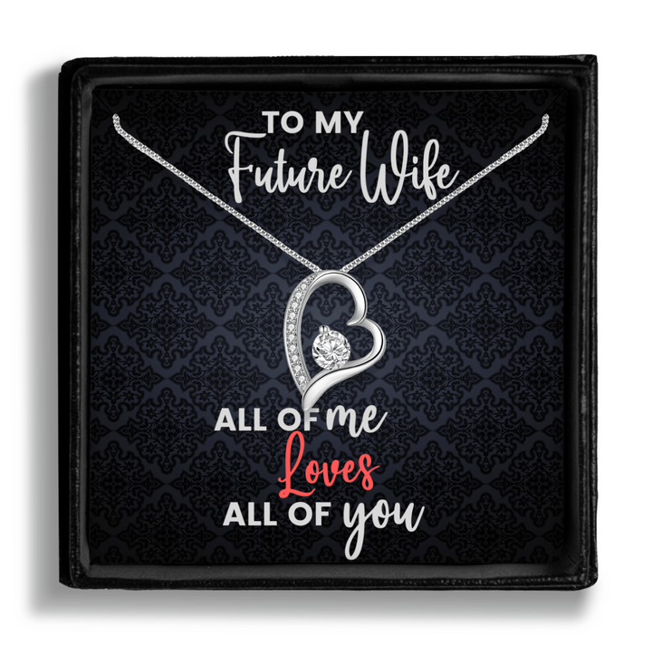 Collar para mi futura esposa: todo mi amor por ti, joyas para novia