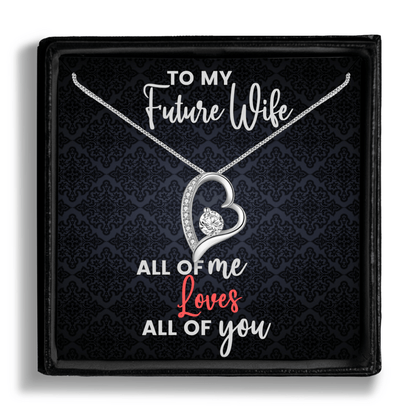 Collar para mi futura esposa: todo mi amor por ti, joyas para novia
