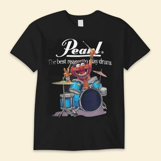Camisetas de baterista de los Muppets de Pearl Animal