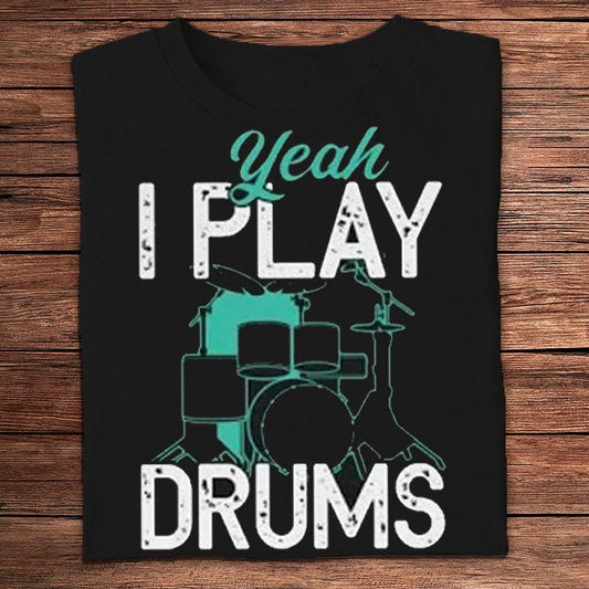 Sí, toco la batería Camisetas de baterista