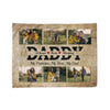Daddy My Protector My Hero Personalized Father's Day Blanket