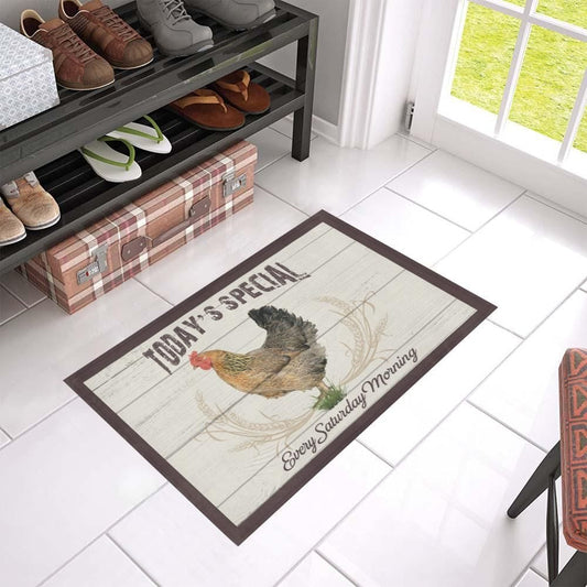 Today's Special Chicken Doormat
