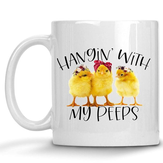 Hangin' With My Peeps Chicken Mug