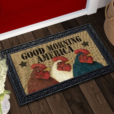 Good Morning America Chicken Doormat