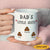 Dad's Little Shits Funny Personalized Father's Day Mugs, Cup